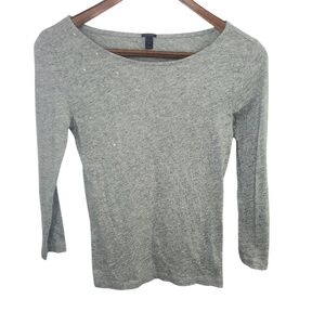 J Crew Gray Women's Top size small